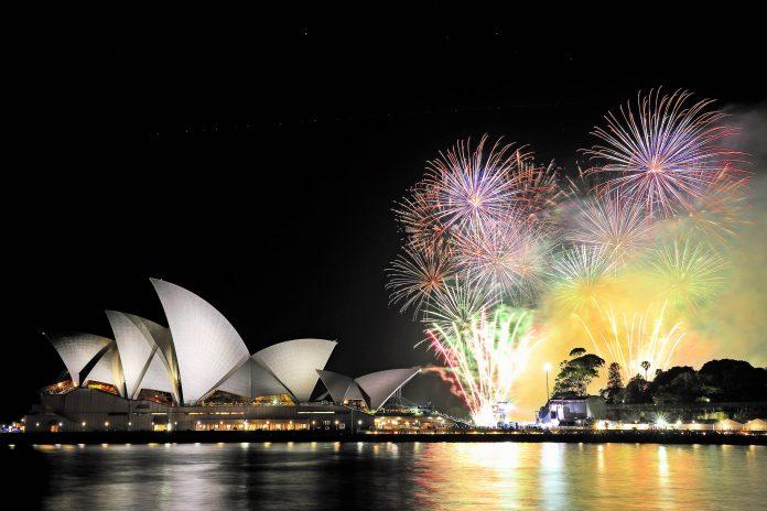 New Year's Eve fireworks in Sydney, Australia